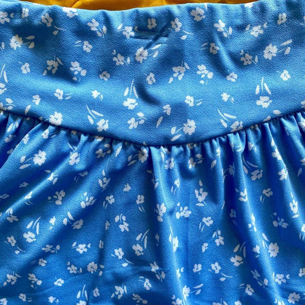 Ardene Blue Floral Skort - Picture 3 of 6